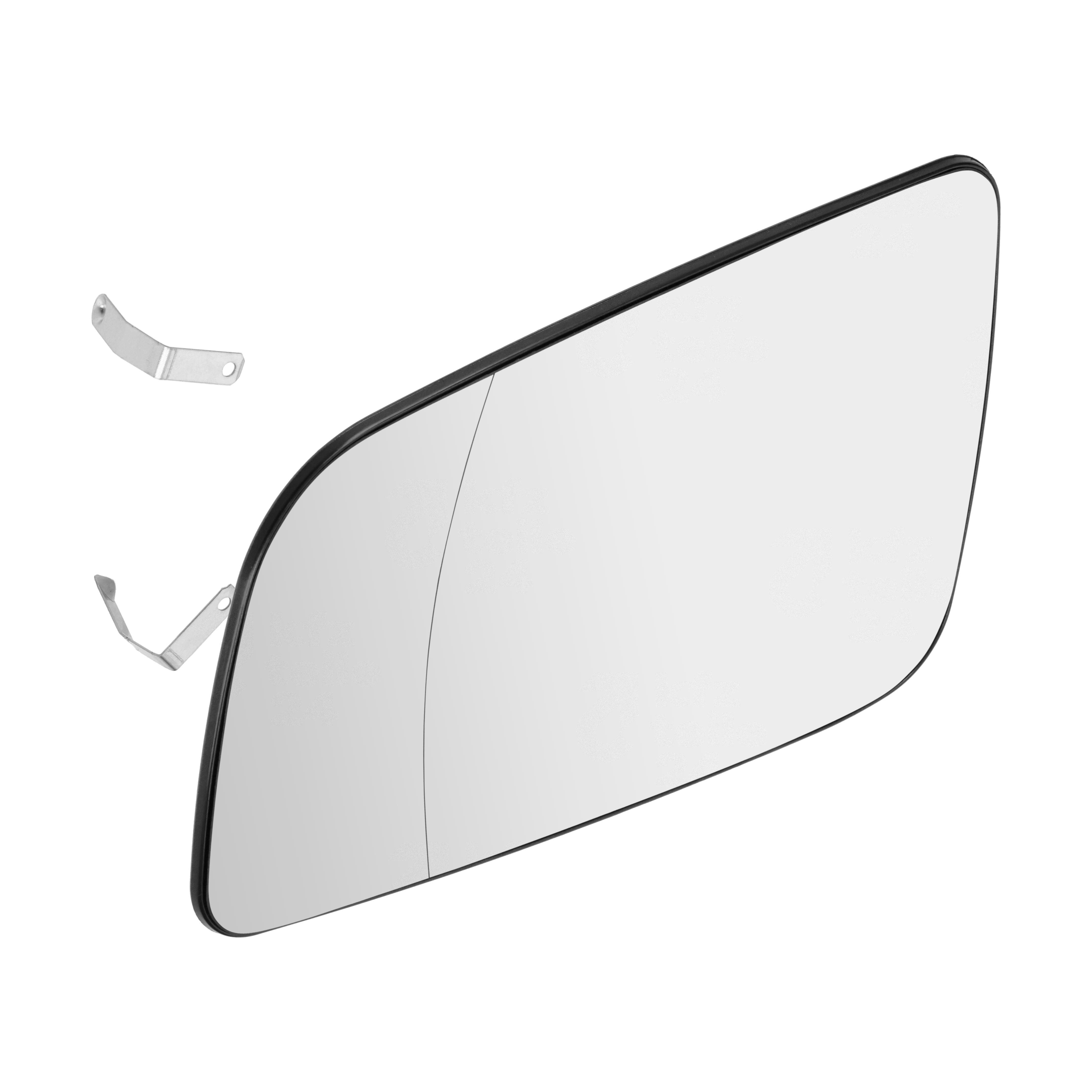 F.BECKER Spiegelglas, Außenspiegel 61410081 links für Opel