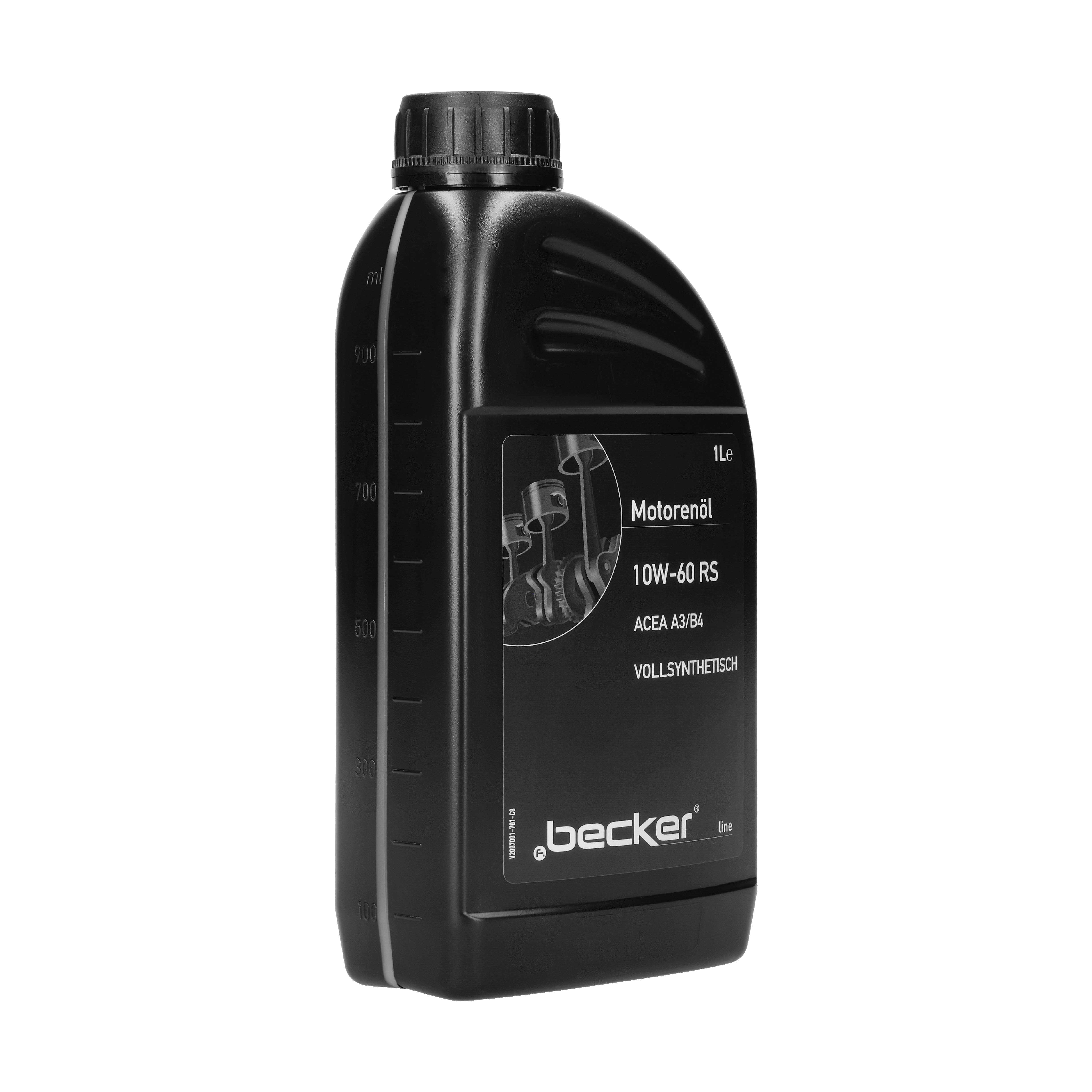 F.BECKER Motoröl Motorenöl 10W-60 RS [1 L] 80110025 1l
