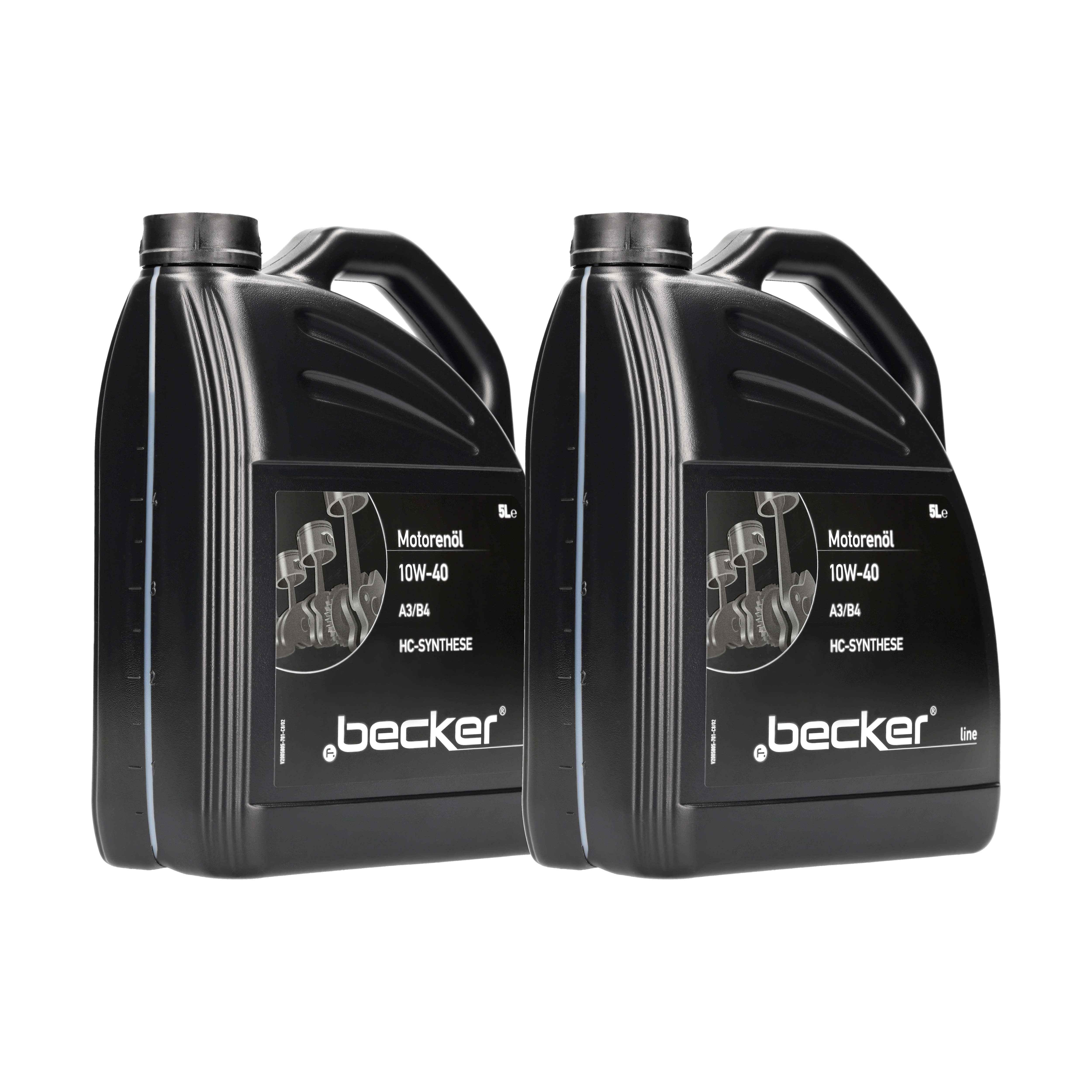 F.BECKER Motoröl Motorenöl 10W-40 HC [2x 5 L] 23601324 10l