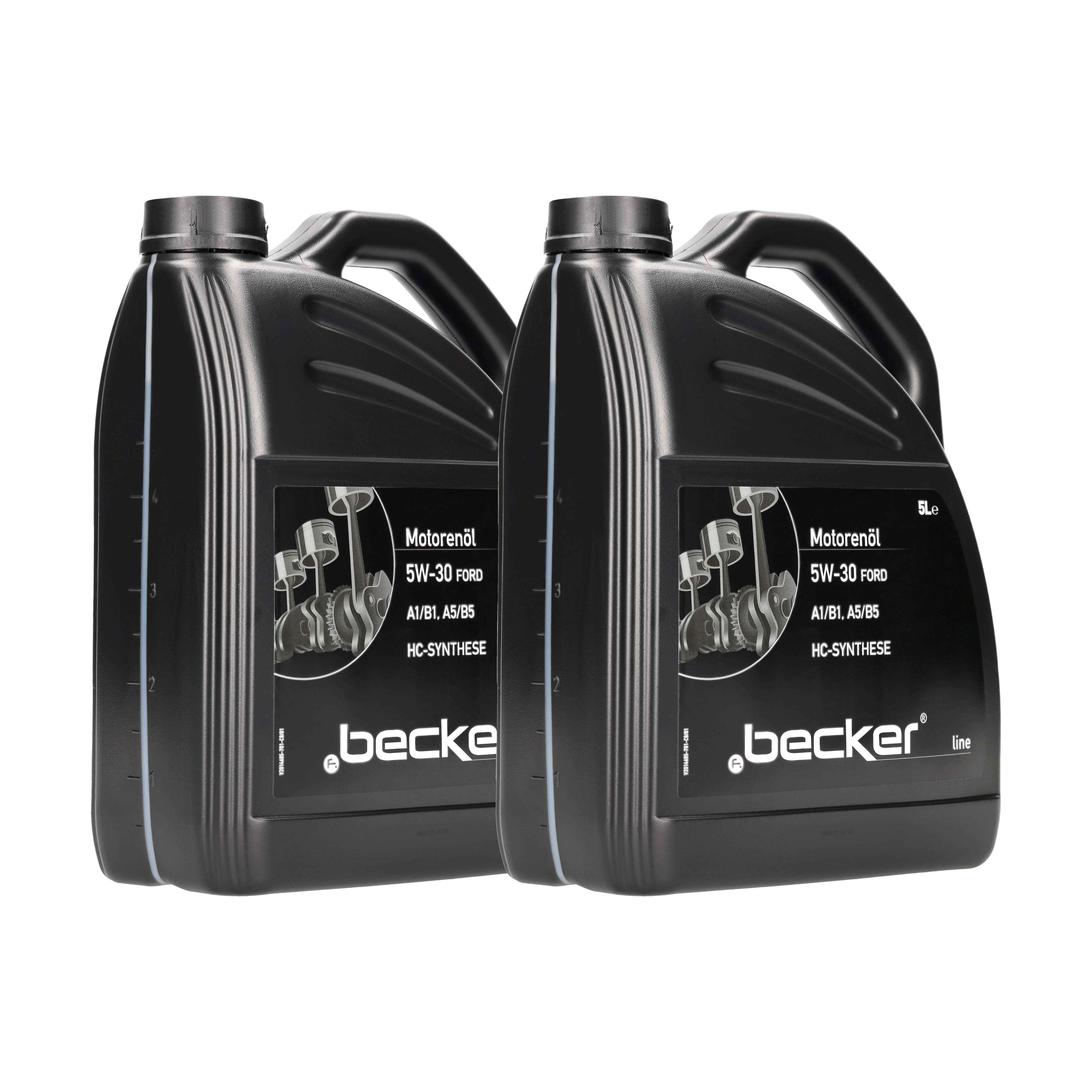 F.BECKER Motoröl Motorenöl 5W-30 HC Ford [2x 5 L] 23601321 10l