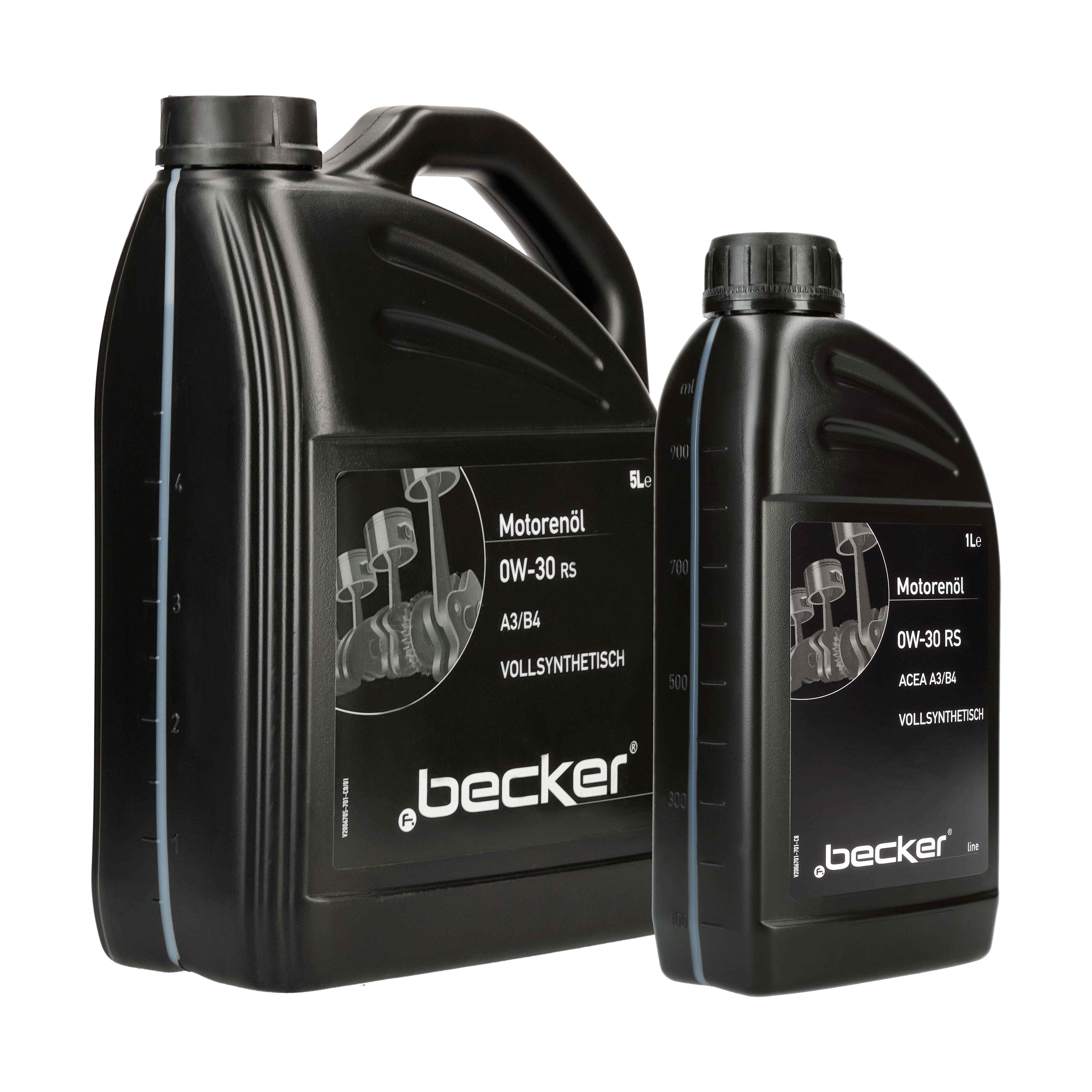 F.BECKER Motoröl Motorenöl 0W-30 RS [5 L + 1 L] 23601317 6l