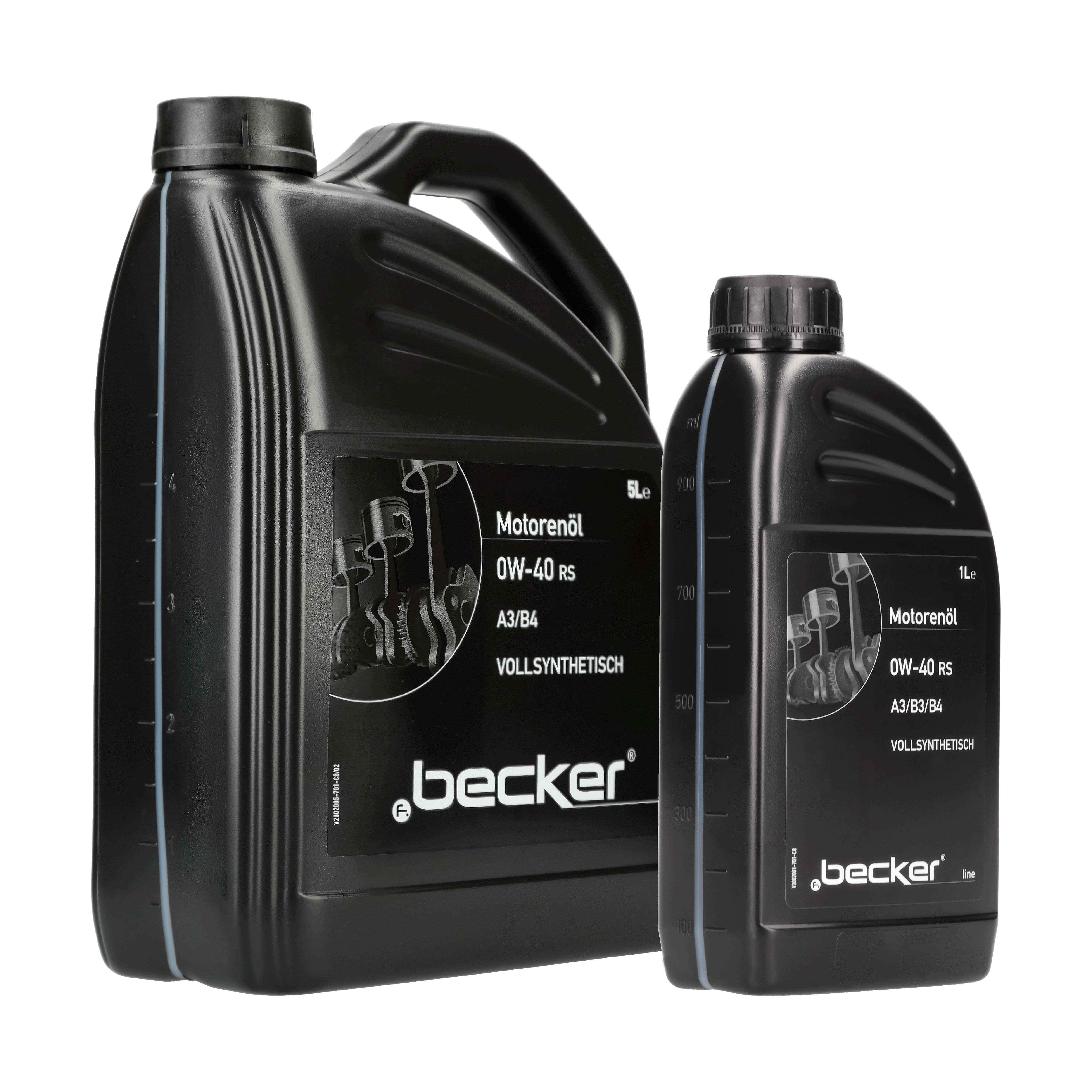 F.BECKER Motoröl Motorenöl 0W-40 RS [5 L + 1 L] 23601316 6l