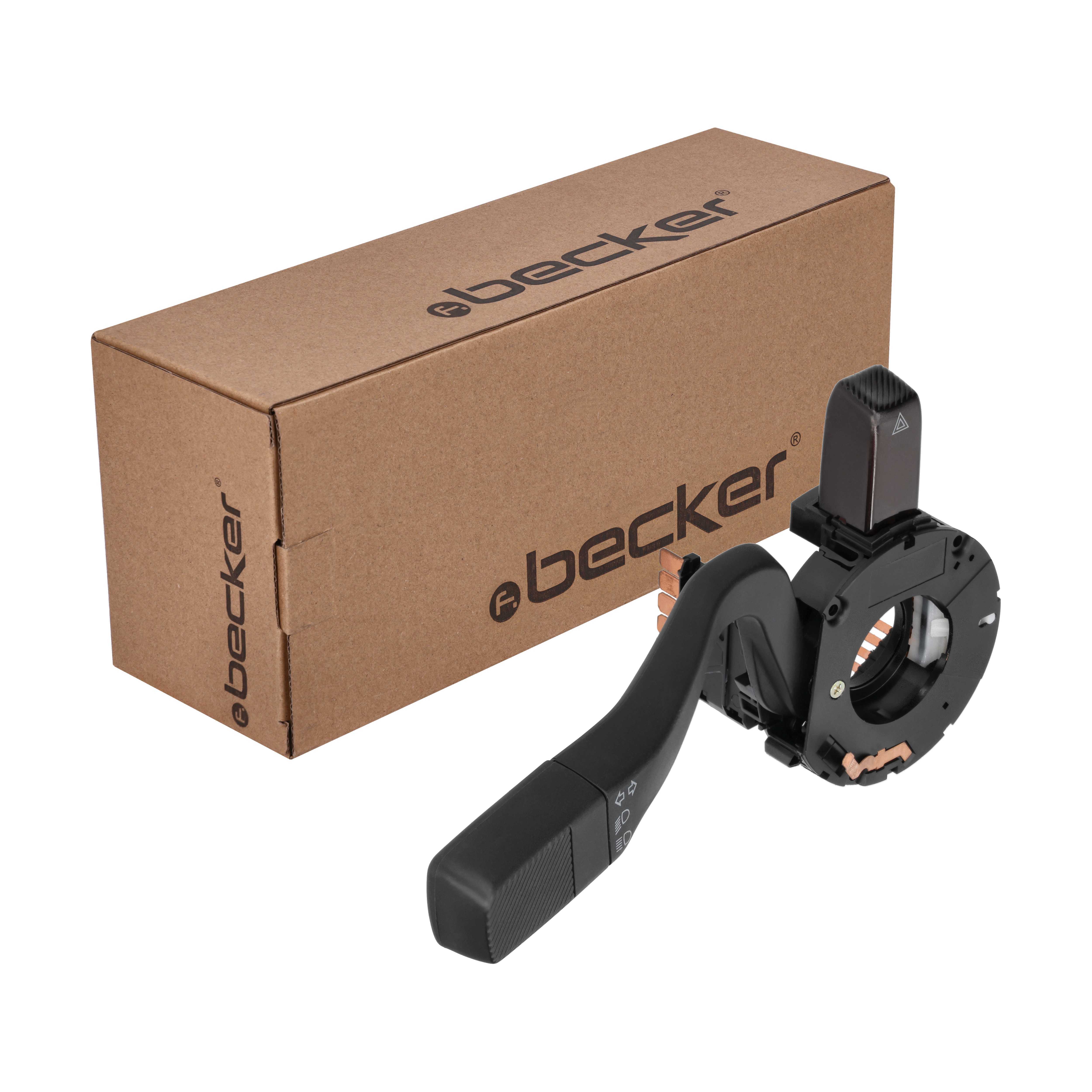 f.becker Warnblinkschalter schwarz mit Blinkerfunktion