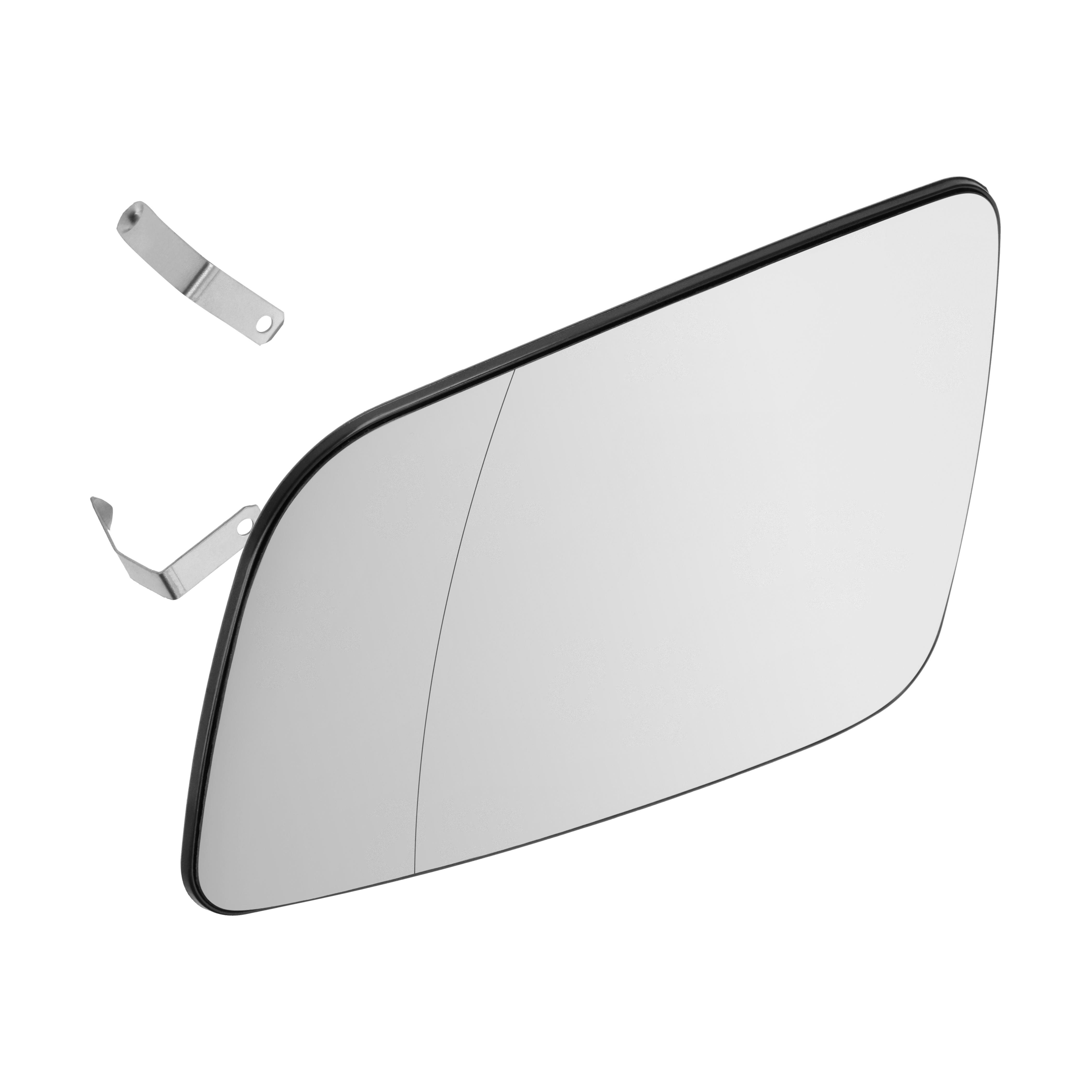 F.BECKER Spiegelglas, Außenspiegel 61410076 links für Opel