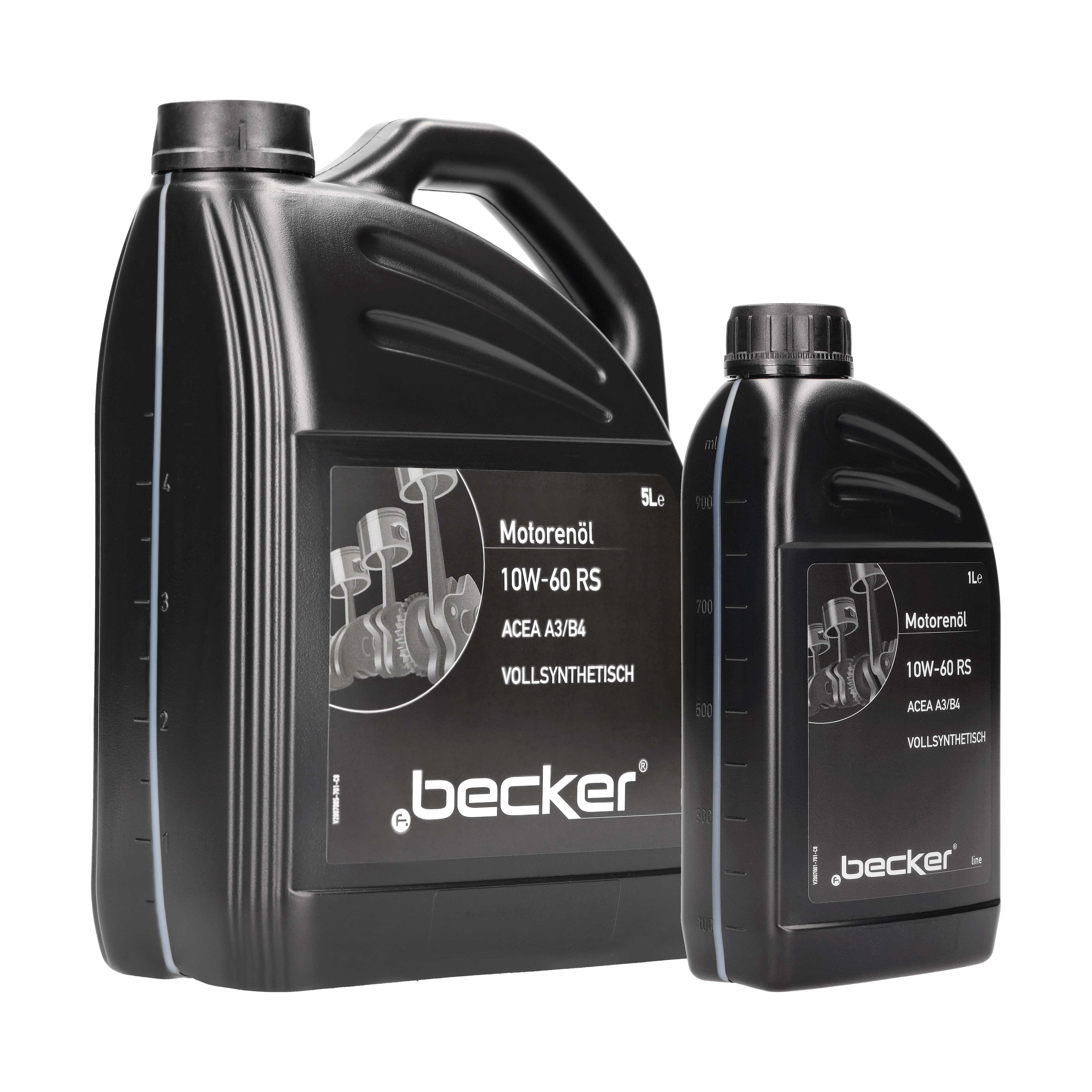 F.BECKER Motoröl Motorenöl 10W-60 RS [5 L + 1 L] 23601314 6l