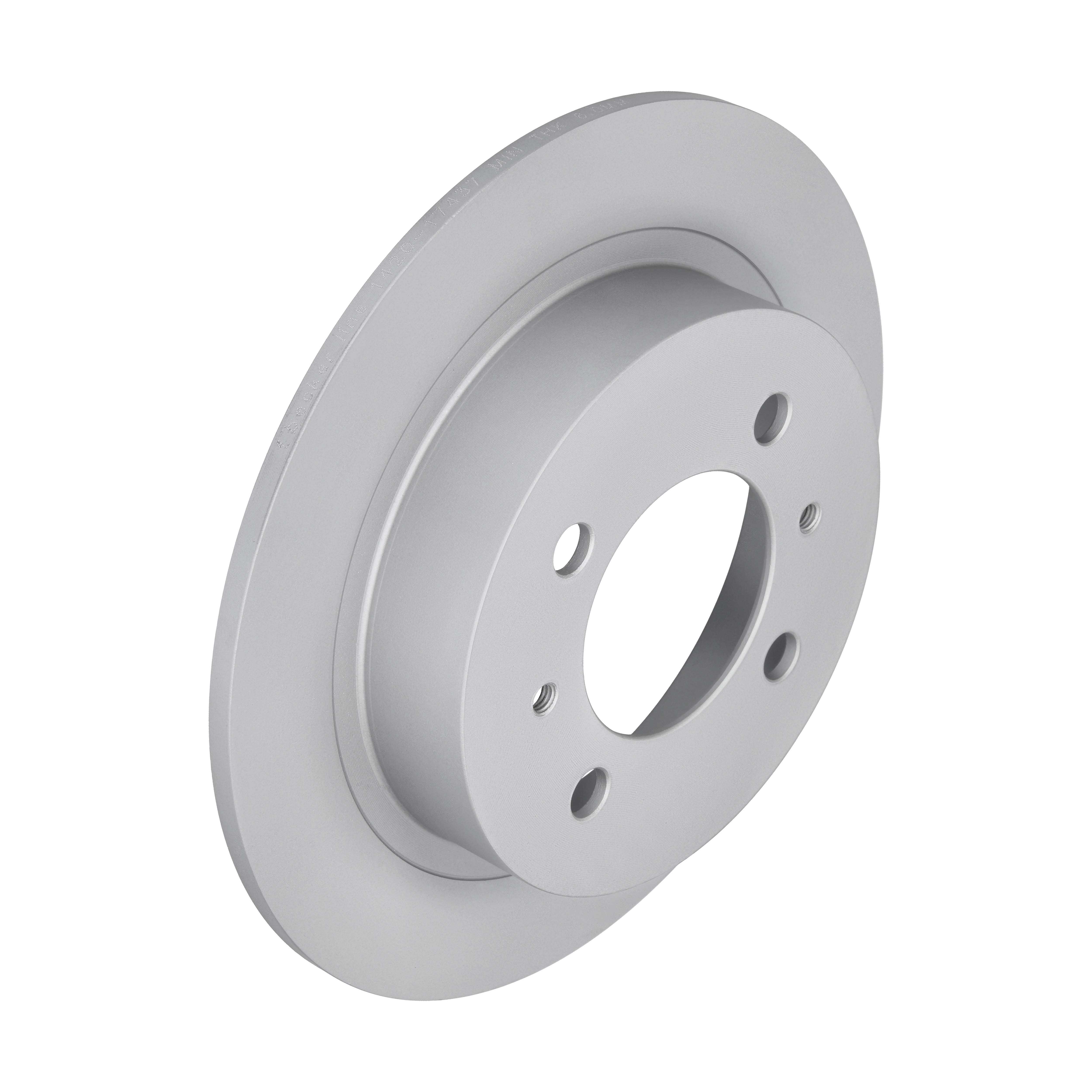 F.BECKER Bremsscheibe - Hinterachse BESCHICHTET 10210592 voll 234mm 7mm für NISSAN