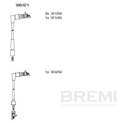 BREMI Zündleitungssatz 300571