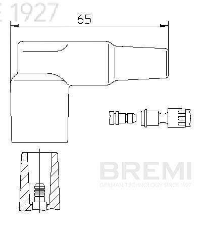BREMI Stecker, Zündverteiler 132101 für BMW