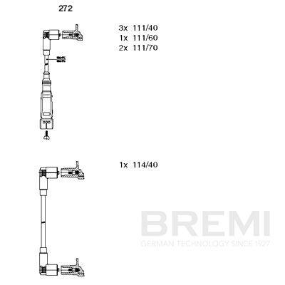 BREMI Zündleitungssatz 272