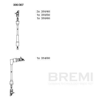 BREMI Zündleitungssatz 300307
