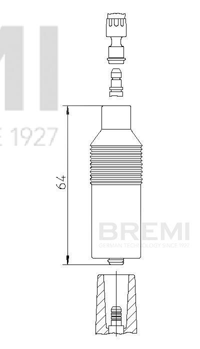 BREMI Stecker, Zündverteiler 13295a1
