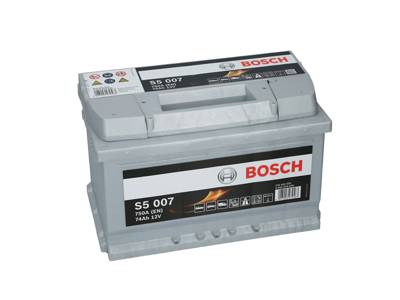 BOSCH Starterbatterie S5 12 V, 74 Ah, 750 A 0092s50070 12V 68Ah 750A für Ford Opel Vaughall CHEVROLET HOLDEN LANCIA Fiat Audi VW Porsche RENAULT SEAT