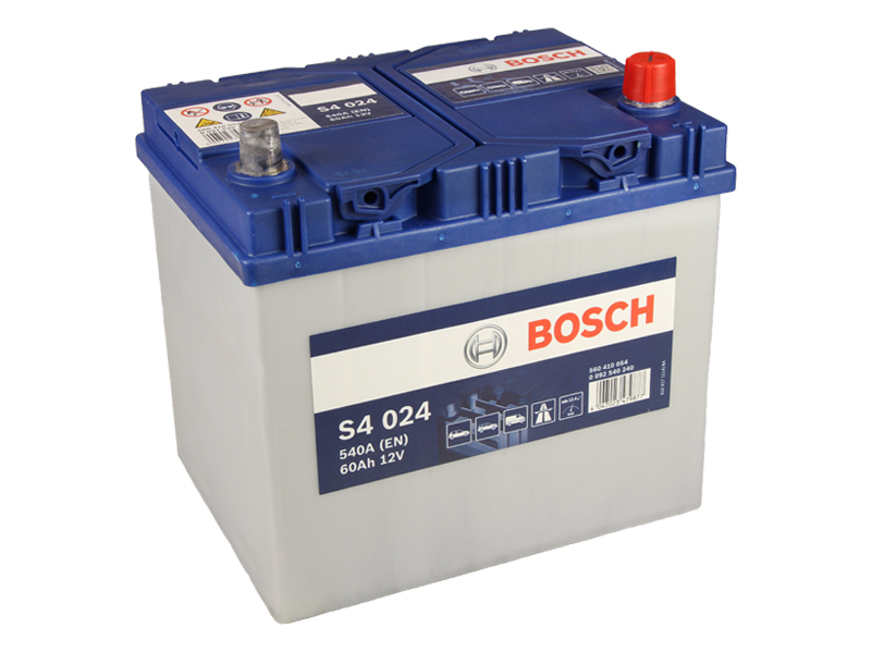 BOSCH Starterbatterie S4 12 V, 60 Ah, 540 A 0092s40240 12V 68Ah 540A für TOYOTA LEXUS HYUNDAI Citroën Peugeot Ford HONDA MAZDA MITSUBISHI NISSAN SUBA