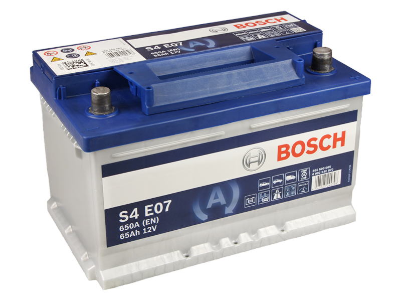 BOSCH Starterbatterie S4E EFB, 12 V, 65 Ah, 650 A 0092s4e070 12V 68Ah 650A für Ford RENAULT
