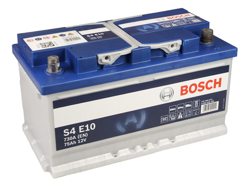 BOSCH Starterbatterie S4E 12 V, 70 Ah, 800 A 0092s4e100 12V 68Ah 730A für Ford