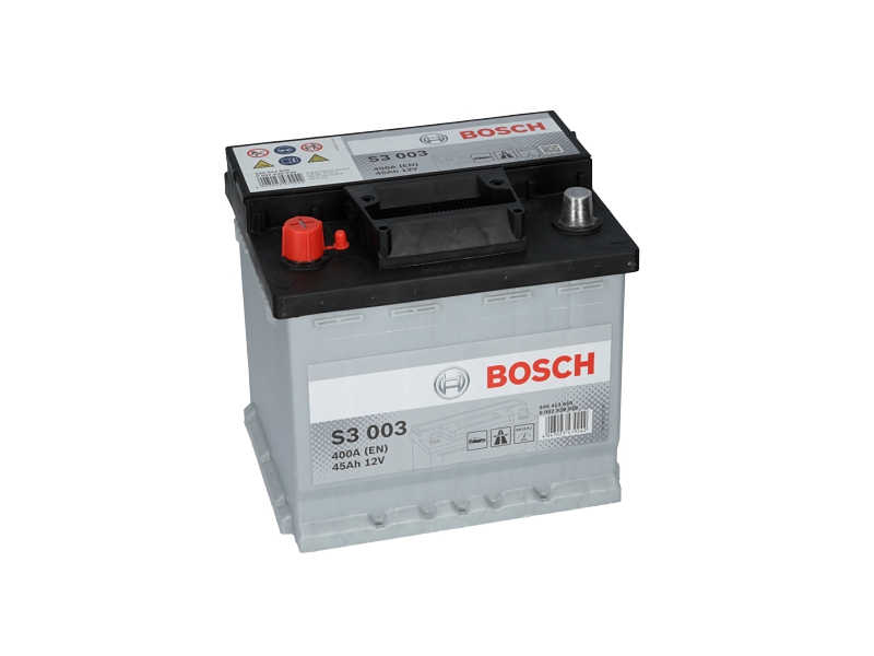 BOSCH Starterbatterie S3 12 V, 45 Ah, 400 A 0092s30030 12V 68Ah 400A für Fiat CHEVROLET Peugeot SEAT VW