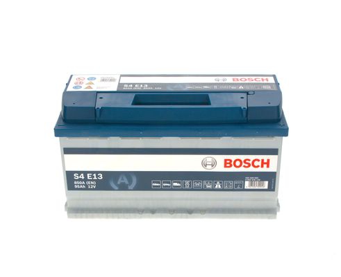 BOSCH Starterbatterie S4E 12 V, 95 Ah, 850 A 0092s4e130 12V 68Ah 850A für Fiat Audi RENAULT