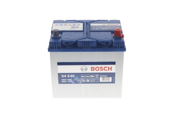 BOSCH Starterbatterie S4E 12 V, 65 Ah, 650 A 0092s4e400 12V 68Ah 650A für HONDA MAZDA NISSAN TOYOTA
