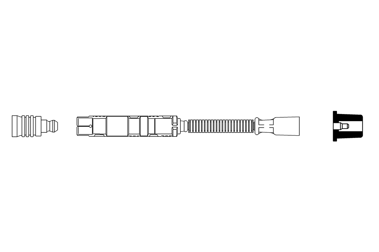 BOSCH Zündleitung 0356913017 für Mercedes