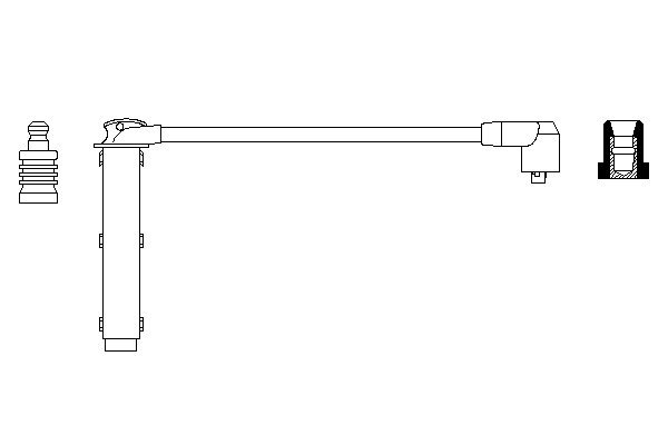BOSCH Zündleitung 0986356109