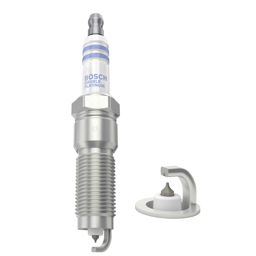 BOSCH Zündkerze Double Platinum 0242230586 für JEEP VW