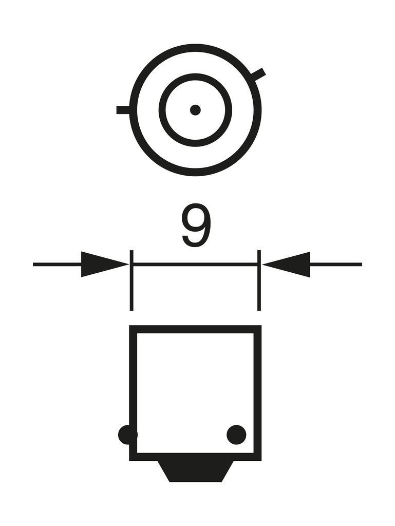 BOSCH Glühlampe, Leseleuchte 1987302232 H6W für Mercedes VW