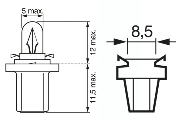 BOSCH Glühlampe Trucklight 1987302514