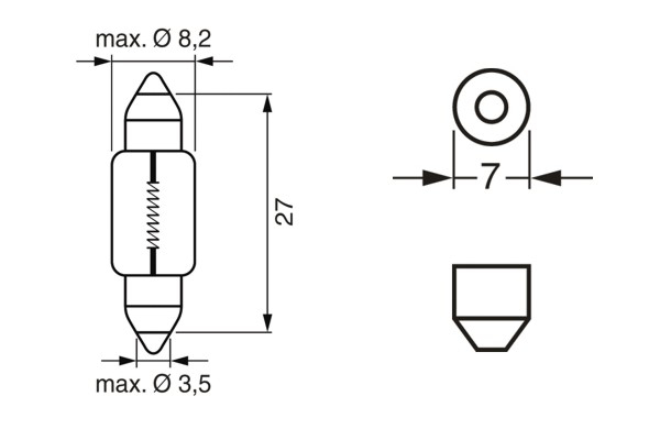 BOSCH Glühlampe Pure Light 1987302226 für Audi