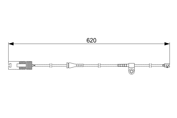 BOSCH Warnkontakt, Bremsbelagverschleiß 1987474955 für BMW
