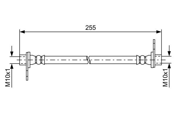 BOSCH Bremsschlauch 1987481585 für MITSUBISHI