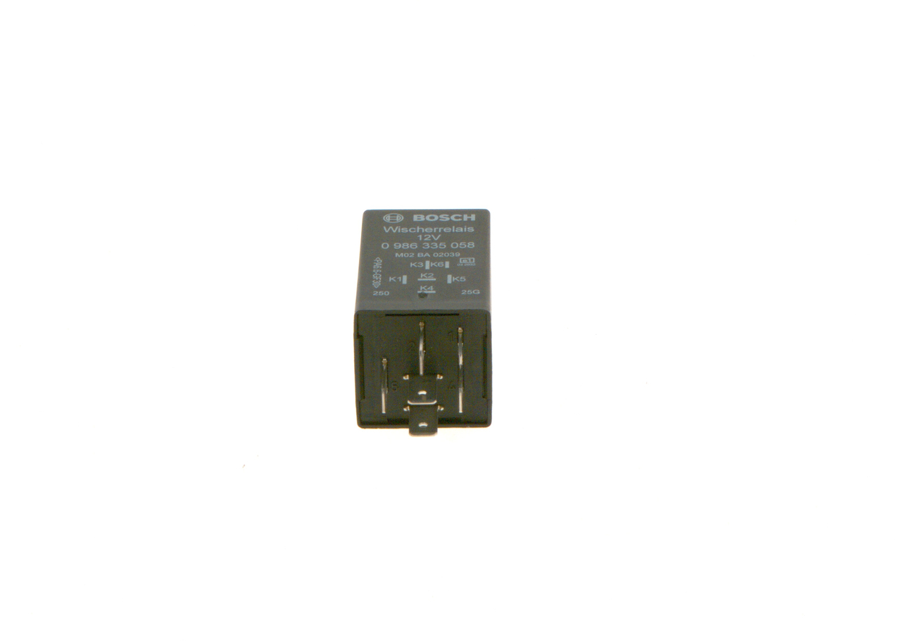 BOSCH Relais, Wisch-Wasch-Intervall 0986335058 für Peugeot Opel SAAB Volvo VW Audi Porsche