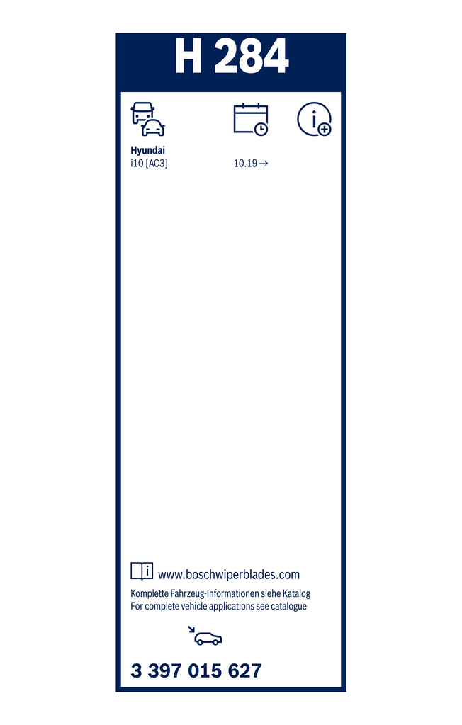 BOSCH Wischblatt 3397015627 für HYUNDAI