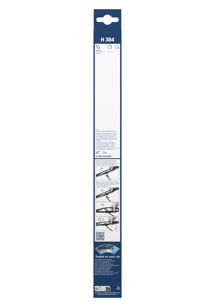 BOSCH Wischblatt Rear 3397015045 für LAND ROVER