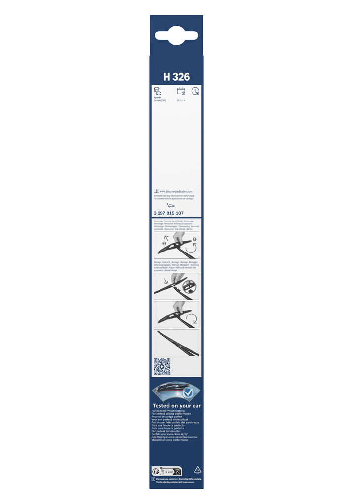 BOSCH Wischblatt Rear 3397015107 für HYUNDAI