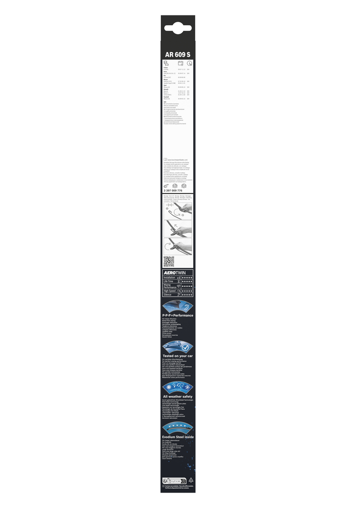 BOSCH Wischblatt Aerotwin Retrofit 3397009776 vorne für RENAULT