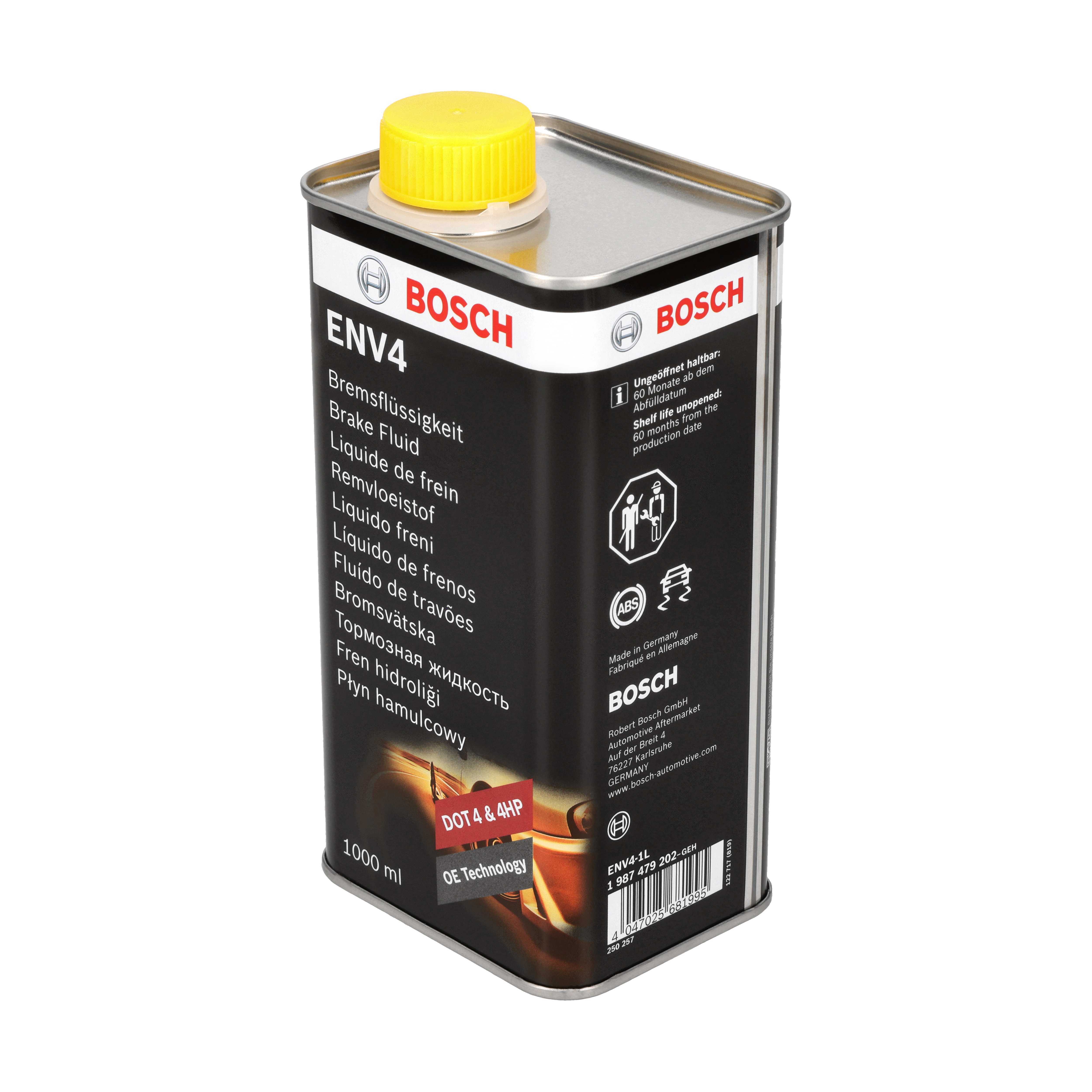 BOSCH Bremsflüssigkeit DOT 4 [1 L] 1987479202 1l