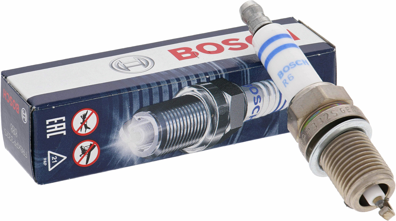 BOSCH Zündkerze Double Platinum 0242240627 für Opel VW Fiat MITSUBISHI