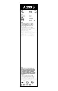 BOSCH Wischblatt "Aerotwin", Art.-Nr. 3 397 007 299