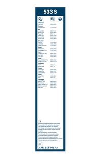 BOSCH Wischblatt "Twin", Art.-Nr. 3 397 118 406