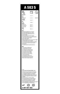 BOSCH Wischblatt "Aerotwin", Art.-Nr. 3 397 007 583