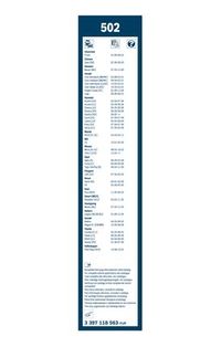 BOSCH Wischblatt "Twin", Art.-Nr. 3 397 118 563