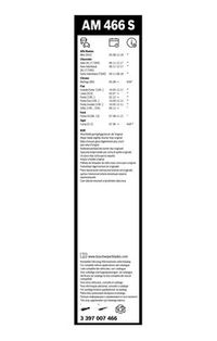 BOSCH Wischblatt "Aerotwin Multi-Clip", Art.-Nr. 3 397 007 466