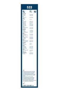 BOSCH Wischblatt "Twin", Art.-Nr. 3 397 118 405