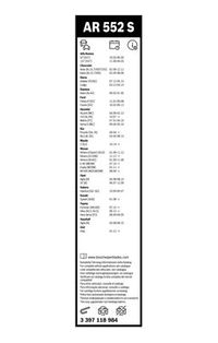 BOSCH Wischblatt "Aerotwin Retrofit", Art.-Nr. 3 397 118 984