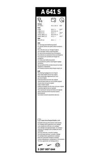 BOSCH Wischblatt "Aerotwin", Art.-Nr. 3 397 007 644