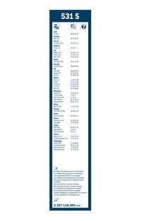 BOSCH Wischblatt "Twin", Art.-Nr. 3 397 118 403