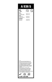 BOSCH Wischblatt "Aerotwin", Art.-Nr. 3 397 118 936