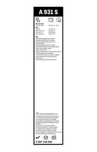 BOSCH Wischblatt "Aerotwin", Art.-Nr. 3 397 118 931