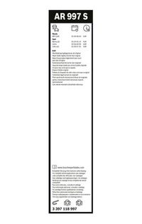BOSCH Wischblatt "Aerotwin Retrofit", Art.-Nr. 3 397 118 997