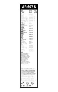 BOSCH Wischblatt "Aerotwin Retrofit", Art.-Nr. 3 397 118 909